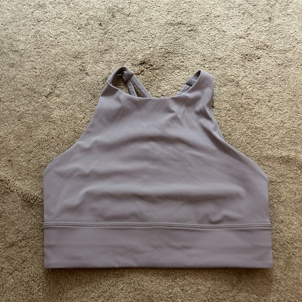 Lululemon sports bra in taupe size 8